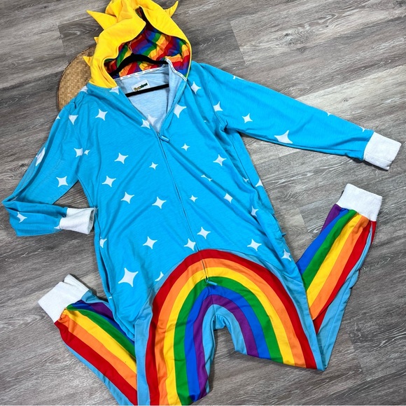 Tipsy elves chasing rainbows costume onsie - Picture 4 of 6